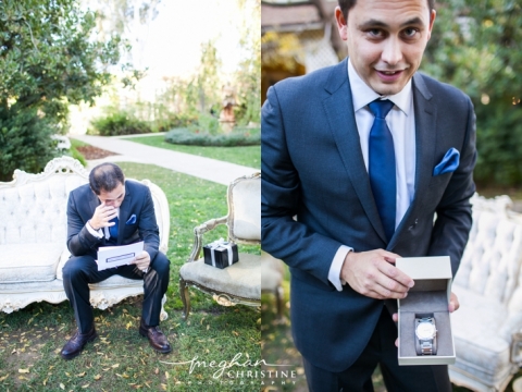 Twin Oaks House and Garden Estate Wedding Groom Photo