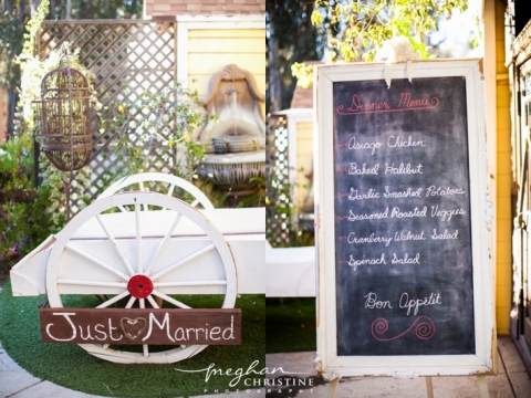 Twin Oaks House and Garden Estate Wedding Dinner Menu Photo