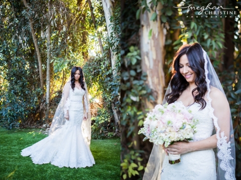 Twin Oaks House and Garden Estate Wedding Bride Photo