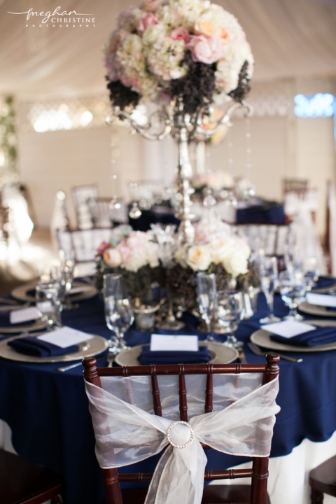 Twin Oaks House and Garden Estate Wedding Reception Table Photo