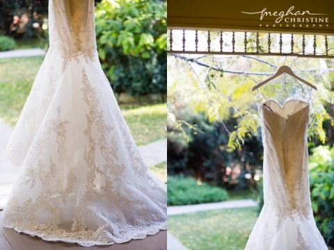 Twin Oaks House and Garden Estate Wedding Bridal Dress Photo