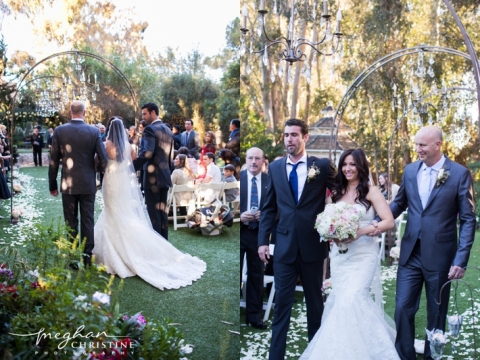 Twin Oaks House and Garden Estate Wedding Ceremony Photo