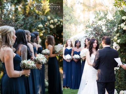 Twin Oaks House and Garden Estate Wedding Ceremony Photo