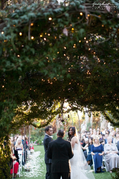 Twin Oaks House and Garden Estate Wedding Ceremony Photo
