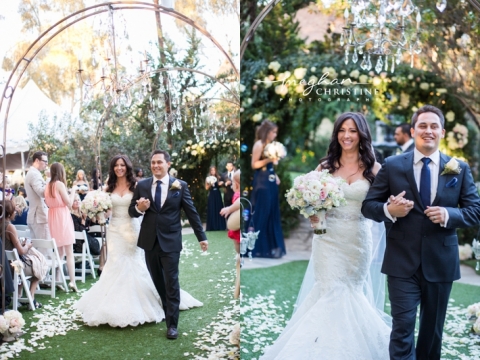 Twin Oaks House and Garden Estate Wedding Bride and Groom Photo