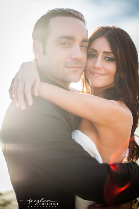 Four Seasons Biltmore Santa Barbara Wedding Bride and Groom Portrait Photo