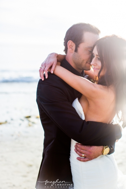 Four Seasons Biltmore Wedding Full Body Beach Portrait Photo