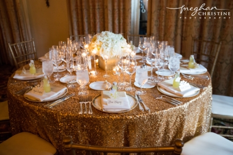 Four Seasons Biltmore Wedding Reception Table Photo