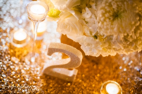 Four Seasons Biltmore Wedding Reception Table Number Photo