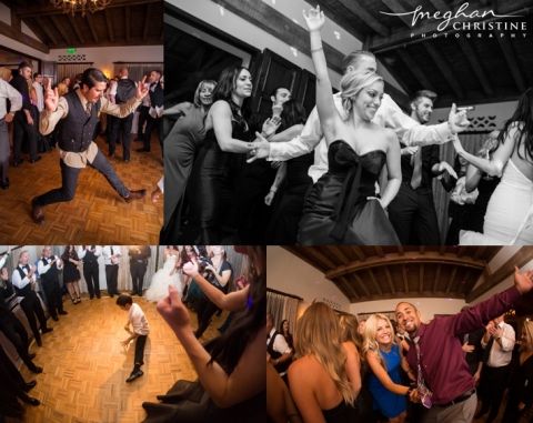 Four Seasons Biltmore Wedding Reception Break-Dancing Photo