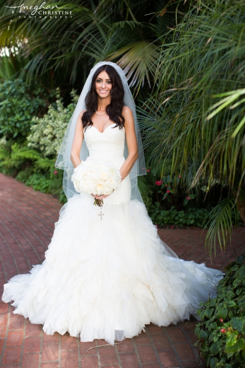 Four Seasons Biltmore Wedding Bride Portrait Photo