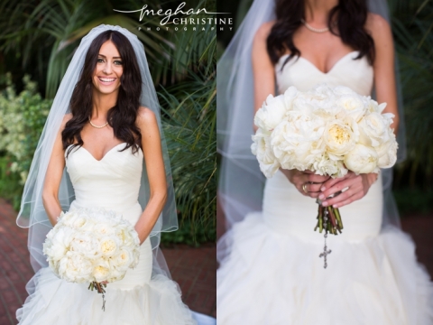 Four Seasons Biltmore Wedding Bride Portrait Photo