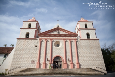 Santa Barbara Mission Wedding Church Photo 