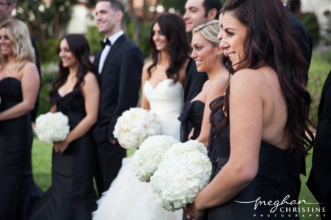 Four Seasons Biltmore Santa Barbara Wedding Group Close Up Photo