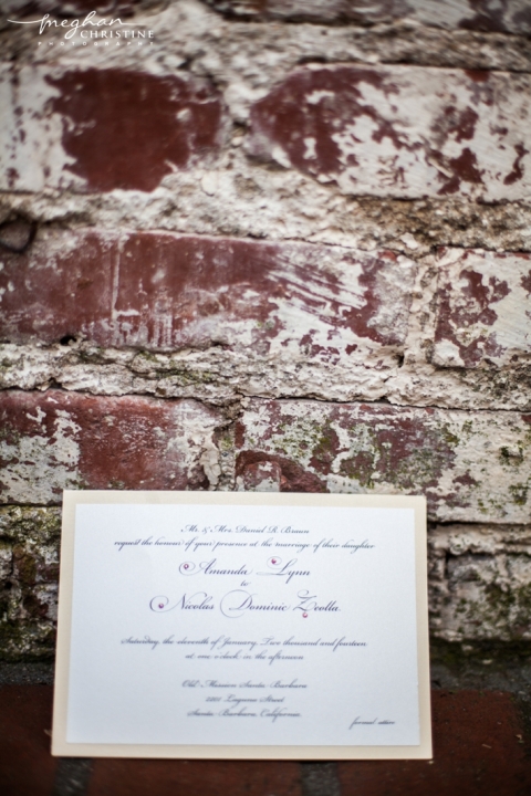 Four Seasons Biltmore Wedding Invitation Photo