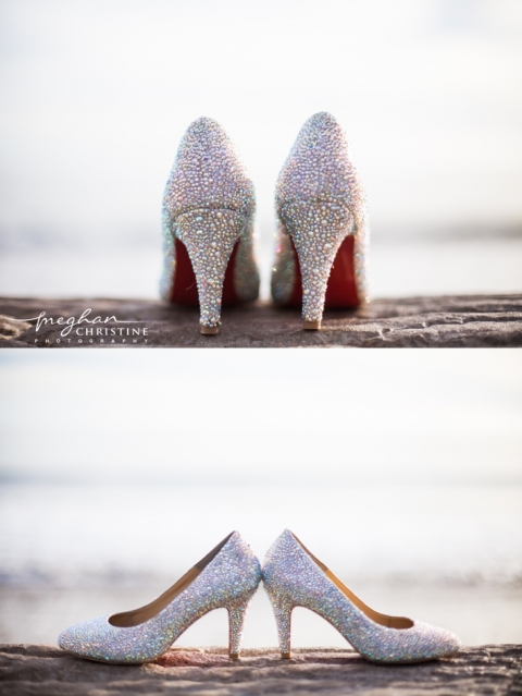 Four Seasons Biltmore Santa Barbara Christian Louboutin Wedding Shoes 