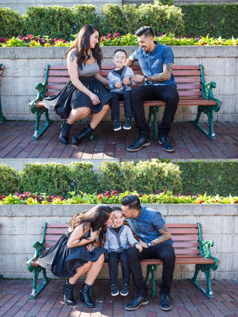 Disney Engagement Family Photo 