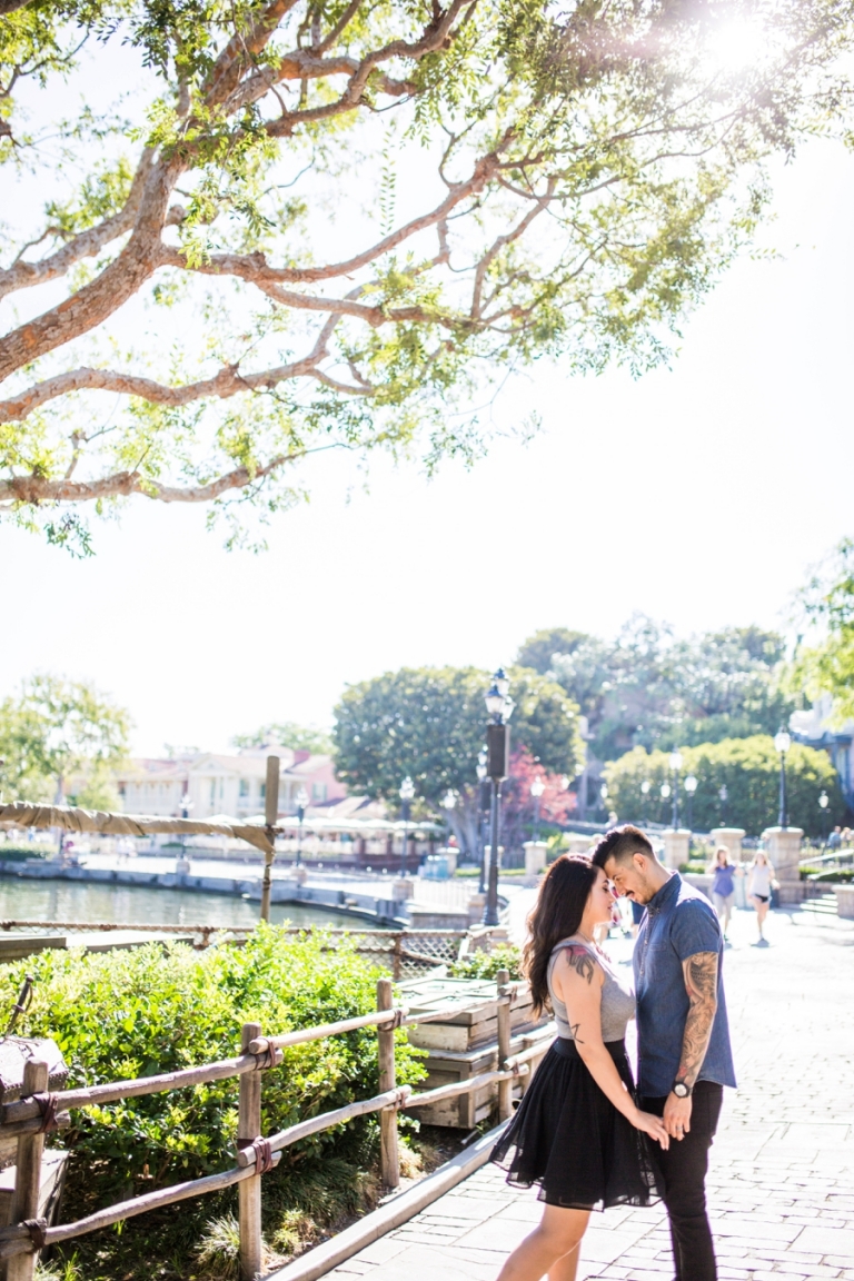 Disney Engagement Frontierland Photo 