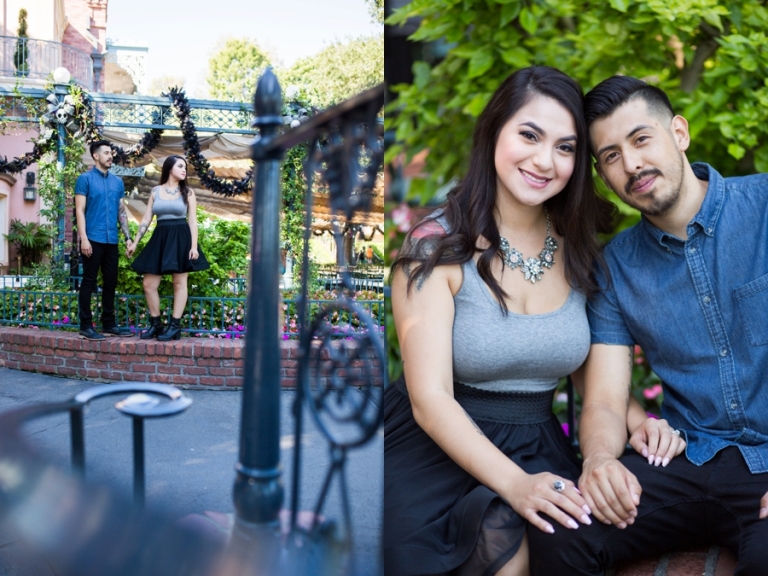 Disneyland Engagement Jr and Liz Photo 