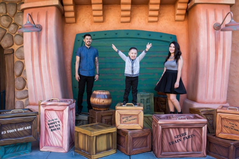 Disneyland Engagement Mickey's Toontown Photo 