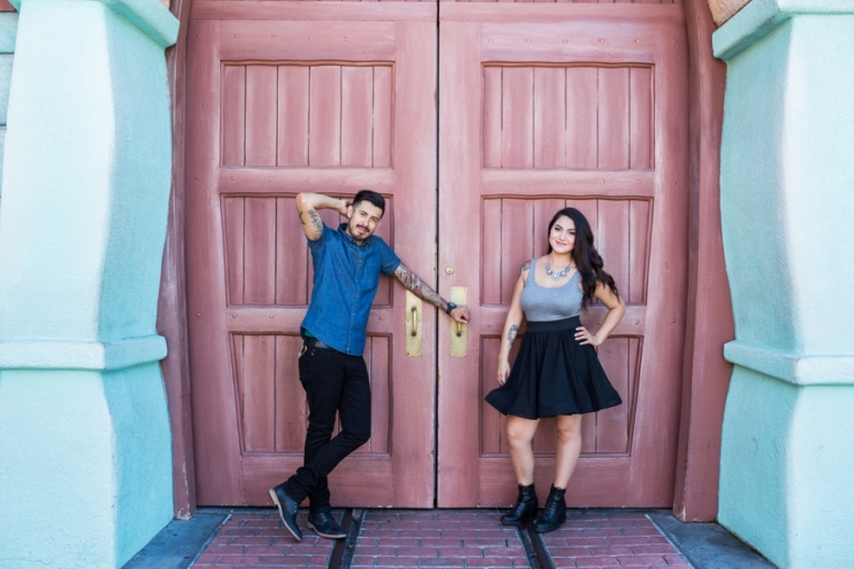 Disney Engagement Mickey's Toontown Photo 