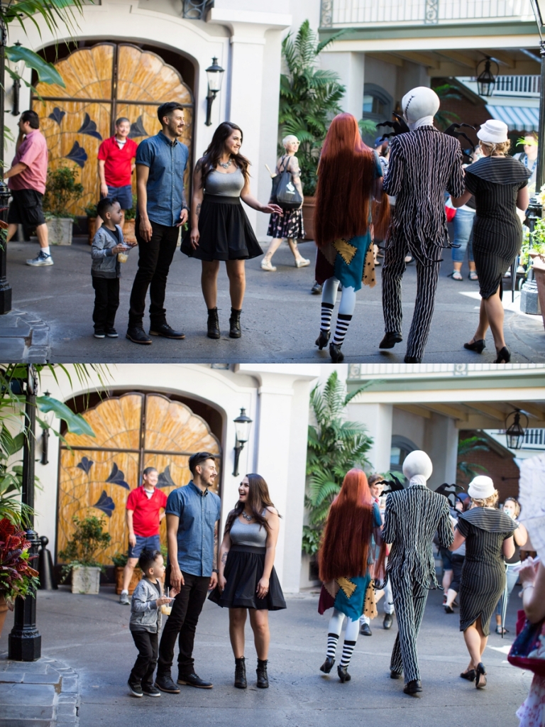 Disneyland Engagement Jack Skellington Photo 