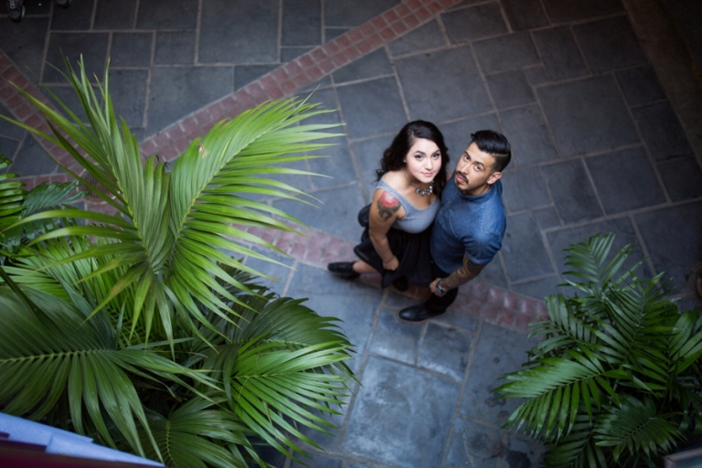 Disney Engagement New Orleans Square Photo 