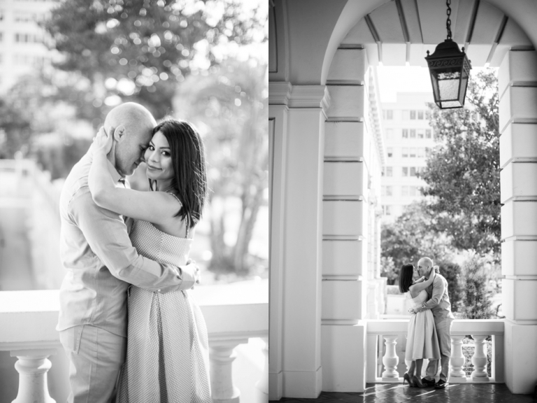 Pasadena City Hall Engagement Photo