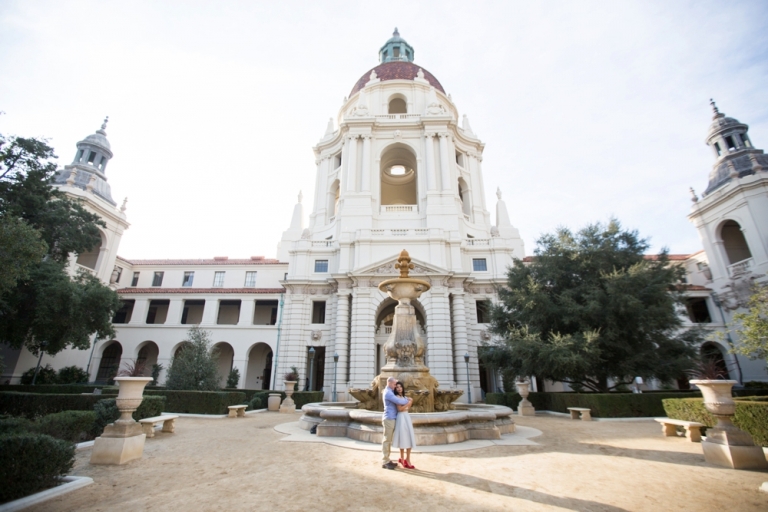 Pasadena City Hall Engagement Photo