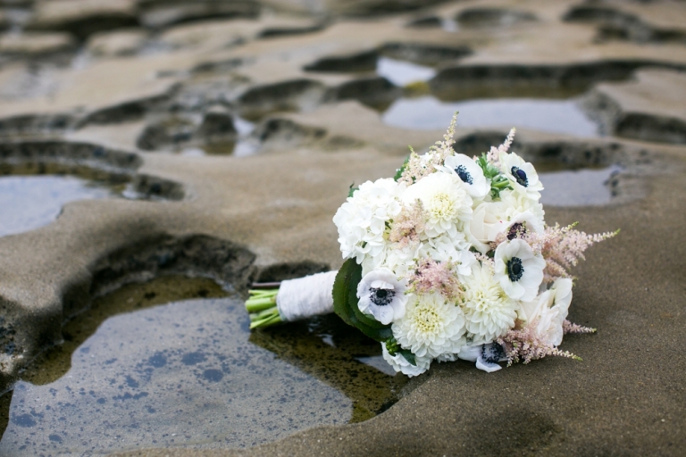 Whispering Sands Beach Wedding Bouquet Photo