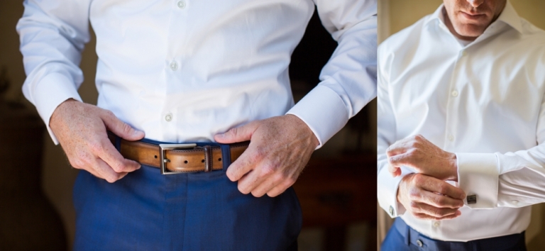 Hummingbird Nest Ranch Wedding Groom Getting Ready Photo