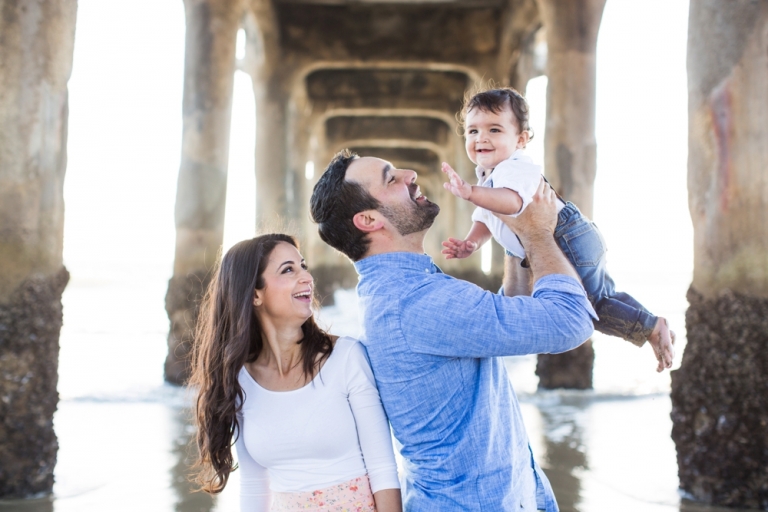 Manhattan Beach Pier Family Photo