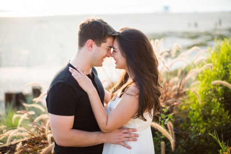 Manhattan Beach Pier Engagement Photo